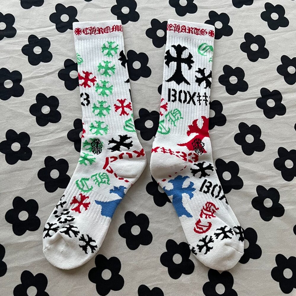 Chrome Hearts Multi Stencil Socks - image 5